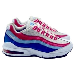 Nike Air Max‎ '95 LE Blue Pink White Volt 6Y Sneakers